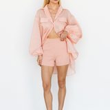 SPRINTER SHORTS - KNIT PEACH