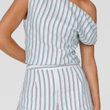 PALOMA SHORTS - MINT STRIPED