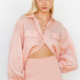 SPRINTER SHORTS - KNIT PEACH