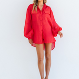LILLIAN SHIRT - CHILLI