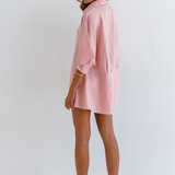 RAE PLAYSUIT - PEACH