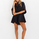 RAE PLAYSUIT - BLACK