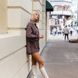 CAPRESE PLAYSUIT - PINSTRIPE