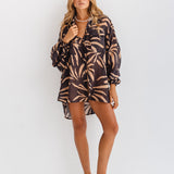 LILLIAN SHIRT - CARAMELLO PRINT