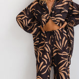 LILLIAN SHIRT - CARAMELLO PRINT