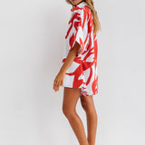 RAE PLAYSUIT - CHILLI