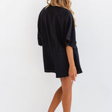 RAE PLAYSUIT - BLACK