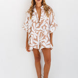 RAE PLAYSUIT - LATTE