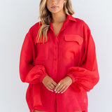 LILLIAN SHIRT - CHILLI