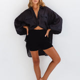 SPRINTER SHORTS - KNIT BLACK