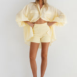 SPRINTER SHORTS - KNIT LIMONCELLO