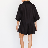 RAE PLAYSUIT - BLACK