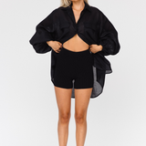 SPRINTER SHORTS - KNIT BLACK