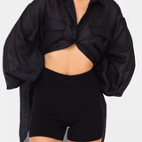 SPRINTER SHORTS - KNIT BLACK