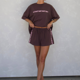 CW LOUNGE SHORTS - MOCHA