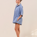 DENIM RAE - VINTAGE MID BLUE PLAYSUIT