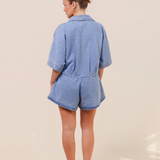 DENIM RAE - VINTAGE MID BLUE PLAYSUIT