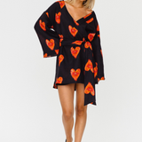 SIA WRAP DRESS - ALLURE HEART