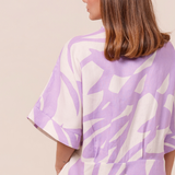 RAE PLAYSUIT - LILAC SWIRL