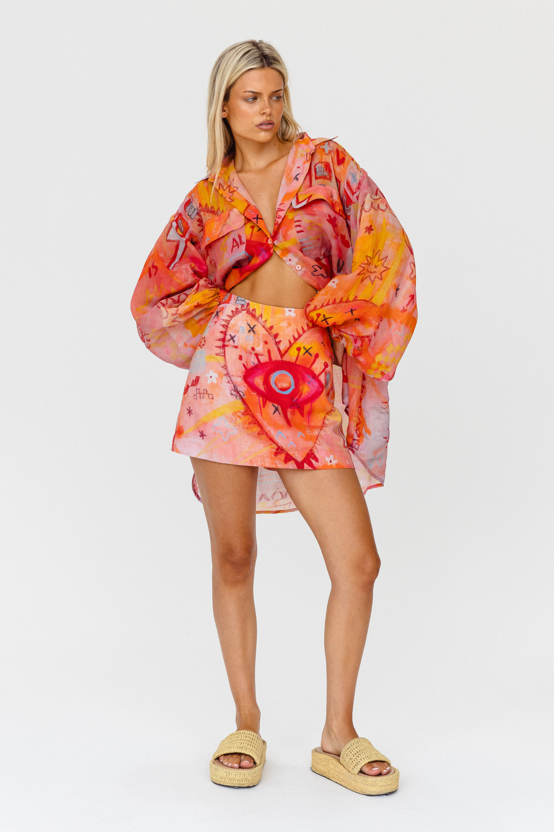 by CW | ROMY SKIRT - ELECTRIC SUN | COCOWILLOW