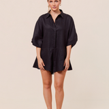 RAE PLAYSUIT - BLACK