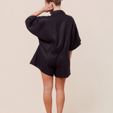 RAE PLAYSUIT - BLACK
