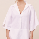RAE PLAYSUIT - WHITE