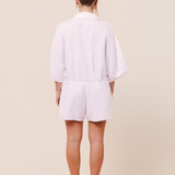 RAE PLAYSUIT - WHITE