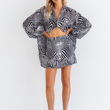 ROMY SKIRT - ZEBRA