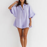 RAE PLAYSUIT - LAVENDER