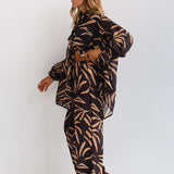 CORFU PANTS - CARAMELLO