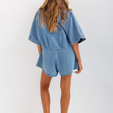 DENIM RAE - VINTAGE MID BLUE PLAYSUIT