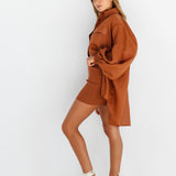 LILLIAN SHIRT - CHAI
