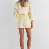 SPRINTER SHORTS - KNIT LIMONCELLO