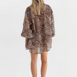 LILLIAN SHIRT - LEOPARD PRINT