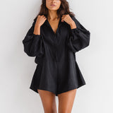 CAPRESE PLAYSUIT - BLACK