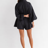 CAPRESE PLAYSUIT - BLACK