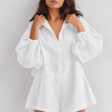 CAPRESE PLAYSUIT - WHITE